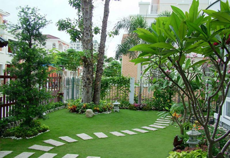 Thiết kế sân vườn là sự kết hợp hài hòa tổng thể của rất nhiều các tiểu cảnh khác nhau