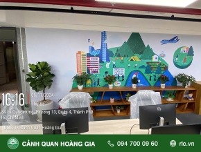 THI CÔNG TRỒNG CÂY XANH VĂN PHÒNG – CÔNG TY MONEY FORWARD VIỆT NAM